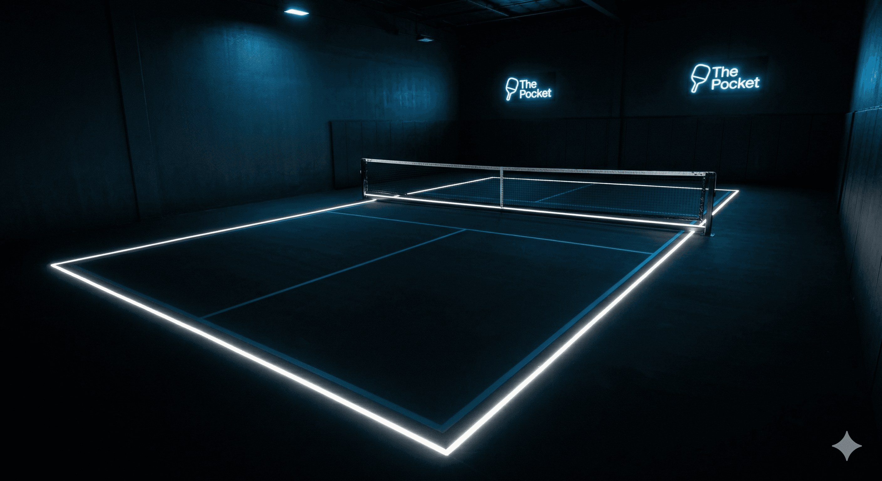 Phone unlocking The Pocket court entry with keycode access.